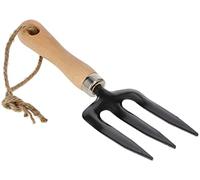KOTARBAU® Mini forchetta da giardino a 3 denti per trapiantare fiori 28 cm manico profilato