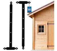 KOTARBAU Nastro per caricamento, 800 mm, 2 pezzi, con cuscinetti a sfera, per porta, cerniera per porta da giardino, 255 mm