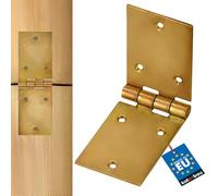 KOTARBAU® Nastro per cassa, 150 x 50 mm, con cerniera arrotolata, per mobili, cerniera per porta, colore giallo zincato