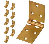 KOTARBAU Nastro per casse, 10 pezzi, arrotolato, per mobili, mobili, zincato, per porta, per casse, armadi, 100 x 35 mm