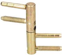 KOTARBAU Nastro per foratura 14/16/20 mm, in ottone, universale, per porta di casa, robusto, con testa cilindrica regolabile (14 mm), oro
