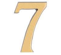 KOTARBAU® Numero "7" Patina autoadesiva 5 cm in ottone per porte di casa