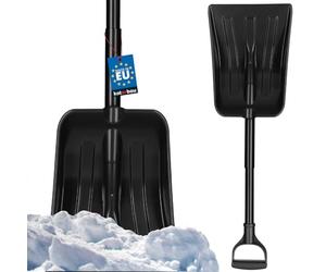 KOTARBAU® Pala da neve per auto, in plastica, con manico extra clic, 80 cm, piccola auto, pala per neve