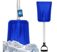 KOTARBAU® Pala da neve per auto, in plastica, con sistema a scatto in alluminio, con impugnatura a scatto in alluminio, piccola vanga, spalaneve, pala da neve, pala da neve