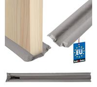 KOTARBAU® Paraspifferi Sottoporta - Schiuma Di Polietilene - 95 cm - Grigio - Paraspifferi Porta - 30 mm - Antispiffero Anta - Sotto Porta Per Freddo - Doppio Strato - Tagliabile - Isolante