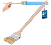 KOTARBAU®, pennello per termosifone, 63 mm, pennello angolare, pennello per verniciare, pennello per legno, per punti difficili da raggiungere