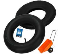 KOTARBAU® Pneumatico Carriola - ⌀ 40 cm - 4PR - Camera d'aria - ⌀ 35 cm - Gomma - Nero - Copertone e Camera d'aria Carriola - Sostituzione - Resistente