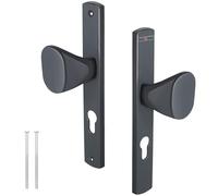 KOTARBAU® Pomello per porta, 72 mm, cilindro profilato, in alluminio, maniglia per porta, maniglia per porta, maniglia per porta, maniglia lunga, antracite