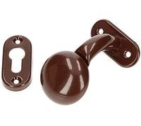 KOTARBAU® - Pomello per porta con rosetta ovale, in metallo, per porte e pforte