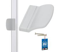 KOTARBAU Pratico Maniglia Porta in Plastica Sicuro per Fumatore, Terrazze, Balcone - Universale (Grigio Chiaro)