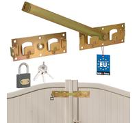 KOTARBAU - Rivestimento per cancello doppio, lato sinistro, lato destro, con lucchetto