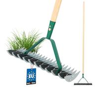 KOTARBAU® Scarificatore double face utile strumento per migliorare la qualità del prato nel vostro giardino