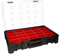 KOTARBAU® Scatola di assortimento portatile WRC 39 x 60 x 11 cm scatola portaoggetti con camere in policarbonato di alta qualità