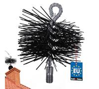 KOTARBAU® Scopa per camino 150 mm, in plastica, tutte le dimensioni, per camino, Plewa, ceramica, in acciaio inox, per caminetto