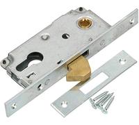 KOTARBAU® serratura a gancio porta scorrevole 72/40 serratura porta scorrevole serratura a gancio zincata piastra di chiusura anticorrosione per porta d'ingresso