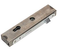 KOTARBAU Serratura da Infilare con Scatola di Serratura, 30 x 50 x 245 mm, 72 mm, Destra per Cilindro Profilato per Porte d'Ingresso, Argento