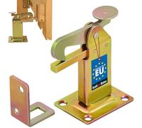 KOTARBAU Serratura Fermaporta Chiusura Montaggio a pavimento Gancio In acciaio massiccio Oro Blocca-Porta Stopper Piastra Blocco
