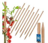 KOTARBAU® Set di 10 bastoncini per piante da 40 cm, pali di legno appuntiti per recinzione, supporti per piante in legno, pali di legno per piante rampicanti, supporti per piante in legno per la
