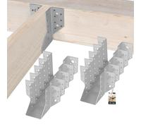 KOTARBAU® Set di 10 scarpe per travi, 60 x 100 mm, connettori in legno in acciaio zincato, per travi, per travi in legno