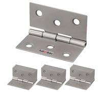 KOTARBAU® Set di 12 cerniere per mobili, 40 mm, in nichel, cerniere arrotolate, pieghevoli, per cassette degli attrezzi