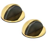 KOTARBAU® Set di 2 fermaporta con gommini per porte, autoadesivi in ottone