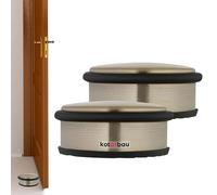 KOTARBAU® Set di 2 fermaporta per porte libere, a bassa patinatura