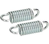 KOTARBAU® Set di 2 molle basculanti per altalena sospesa, 5 mm, 10 torri, zincate