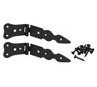 KOTARBAU® Set di 2 Nastri di Carico da 150 mm, Cerniere per Porte, Colore Nero, Antiruggine e Robusto