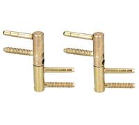 KOTARBAU® Set di 2 nastri forati da 14 mm, in ottone, universali, per porta di casa, resistenti e di carico, con testa cilindrica regolabile