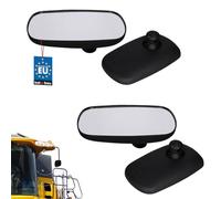 KOTARBAU Set di 2 specchi panoramici universali per trattore, specchietto retrovisore esterno, 264 x 158 mm, per camion, trattore, specchietto retrovisore agricolo, con pomello di regolazione, per