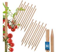 KOTARBAU® Set di 20 bastoncini per piante da pomodoro, pali di legno da 30 cm, paletti di legno appuntiti, supporti per piante, pali di legno per recinzione, supporti per piante rampicanti, pali di