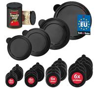 KOTARBAU Set di 24 pezzi - Coperchio per lattine - Coperchio per lattine - 100/84/73/65 mm - Tappo per lattine - Coperchio per lattina - Tappo per lattina