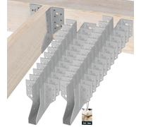 KOTARBAU® Set di 25 scarpe per travi, 25 x 117 mm, connettore in legno in acciaio zincato, per travi, per travi in legno