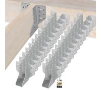 KOTARBAU® Set di 25 scarpe per travi, 40 x 110 mm, connettore in legno in acciaio zincato, per travi, per travi in legno, per travi in legno