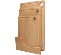 KOTARBAU® Set di 3 taglieri in legno per tagliare con supporto