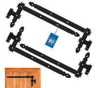 KOTARBAU® Set di 4 fasce angolari + 4 cerniere angolari per porte decorative, 800 x 50 mm