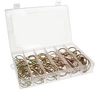 KOTARBAU® Set di 50 pezzi di spine pieghevoli zincate per macchine 5, 6, 8, 10 mm