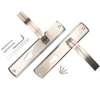 KOTARBAU® Set di maniglie per porta, 72 mm, in nichel cromato, universale, moderna