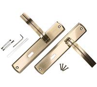 KOTARBAU® Set di maniglie per porta, 72 mm, targa lunga Patina, universale, moderna