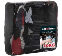 KOTARBAU® Set di panni per la pulizia dell'auto, 10 kg, in cotone, per la pulizia dell'auto, per officina, per la pulizia industriale