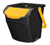 KOTARBAU® Sistema di raccolta differenziata della spazzatura da cucina, 1 scomparto per rifiuti in plastica, per cucina, sistema di separazione dei rifiuti, sistema di separazione dei rifiuti