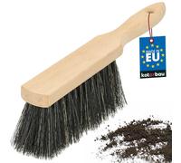 KOTARBAU® Spazzola a Mano - Legno - 29 cm - Naturale - Spazzola Raccogli Briciole - con Manico Ergonomico - Scopetta A Mano Per Polvere - Scopa Piccola Per Casa Garage Officina -