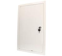 KOTARBAU® Sportello ispezione 30 x 50 cm con chiave In metallo bianco Sportello di manutenzione sportelli cartongesso