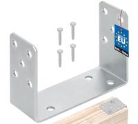 KOTARBAU® - Supporto per pali a U da avvitare, 160 mm, zincato a caldo, la soluzione perfetta per collegare diversi elementi