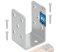 KOTARBAU® - Supporto per pali a U da avvitare 60 mm zincato a caldo, la soluzione perfetta per collegare diversi elementi