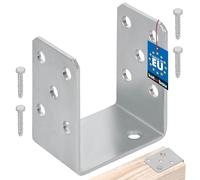 KOTARBAU® - Supporto per pali a U da avvitare 80 mm zincato a caldo, la soluzione perfetta per collegare diversi elementi