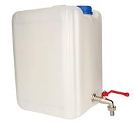 Kotarbau® - Tanica dell’acqua in plastica per acqua potabile con rubinetto in metallo, 10 l