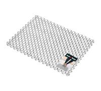 Kotarbau® - Tappetino in rete metallica, 35 x 50 cm, resistente e antisporco, zerbino per pulire le scarpe