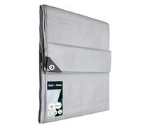 KOTARBAU® Telo Impermeabile Esterno - Polietilene - 3 x 4 m - Argento - 200 g/m² - Telo Sotto Piscina Fuori Terra - Copertura con Occhielli - Telone Robusto - Copertura Esterna - Telone da Giardino