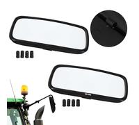 KOTARBAU Trattore Specchi universali 36,5 x 19 cm PVC 2 pezzi trattore specchietto retrovisore esterno con supporto